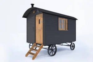 Plankbridge Snug shepherd's hut in Black