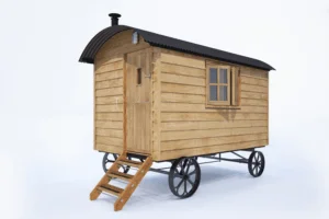 Plankbridge Snug shepherd's hut in Oak
