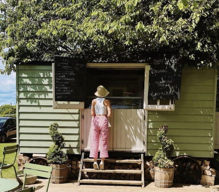 Shepherd's huts in the Cotswolds